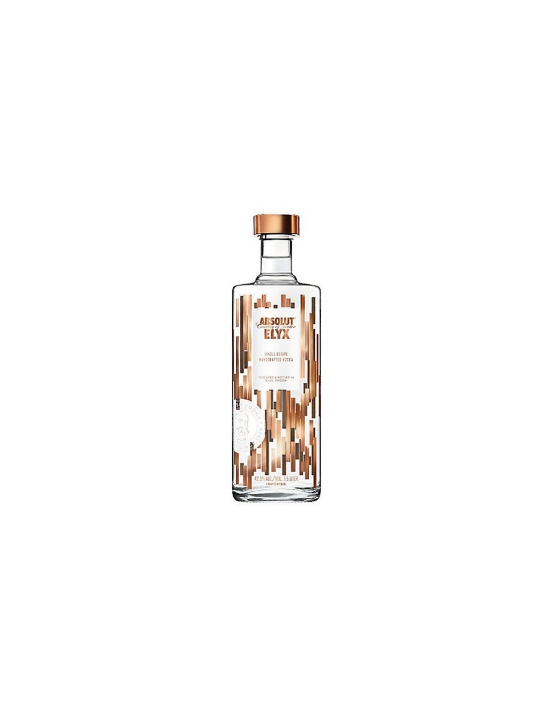 ABSOLUT ELYX VODKA 42.3° 70 CL