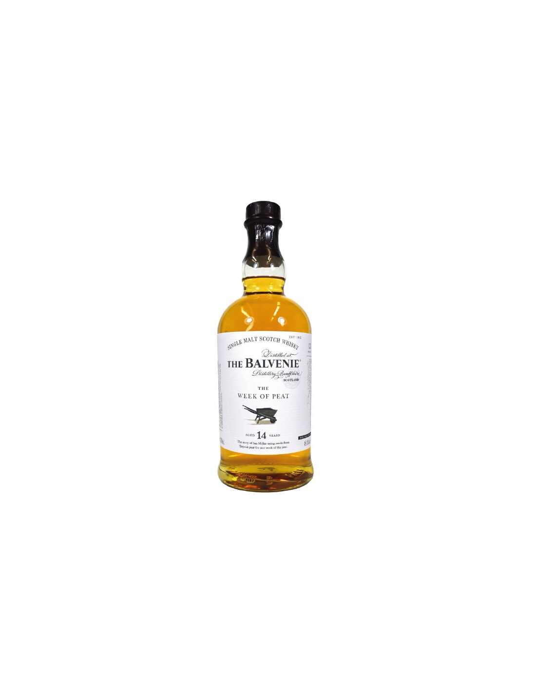 BALVENIE WEET OF PEAT WHISKY 14 ANS 48.3° 70 CL