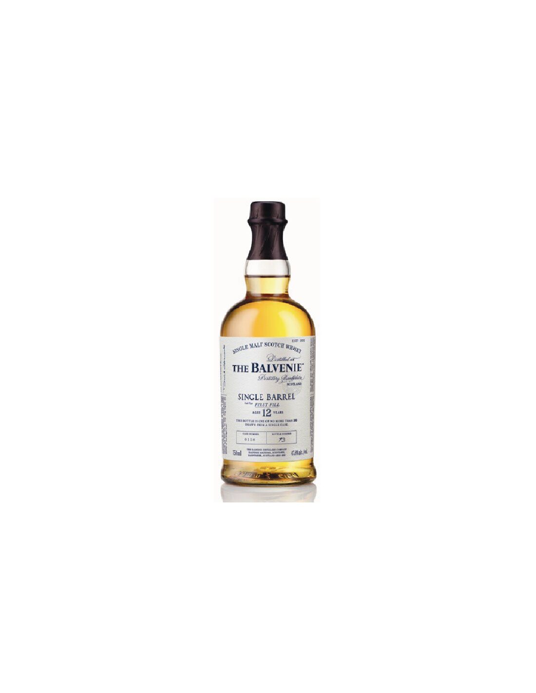 BALVENIE SINGLE BARREL 12 ANS WHISKY 43° 70 CL