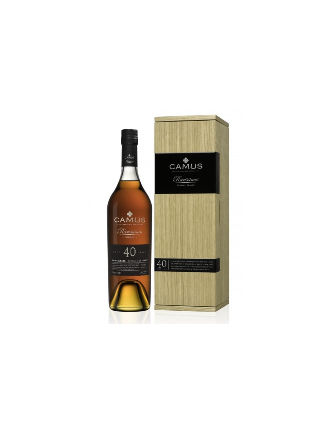 COGNAC CAMUS RARISSIMES 40 years old 70 CL