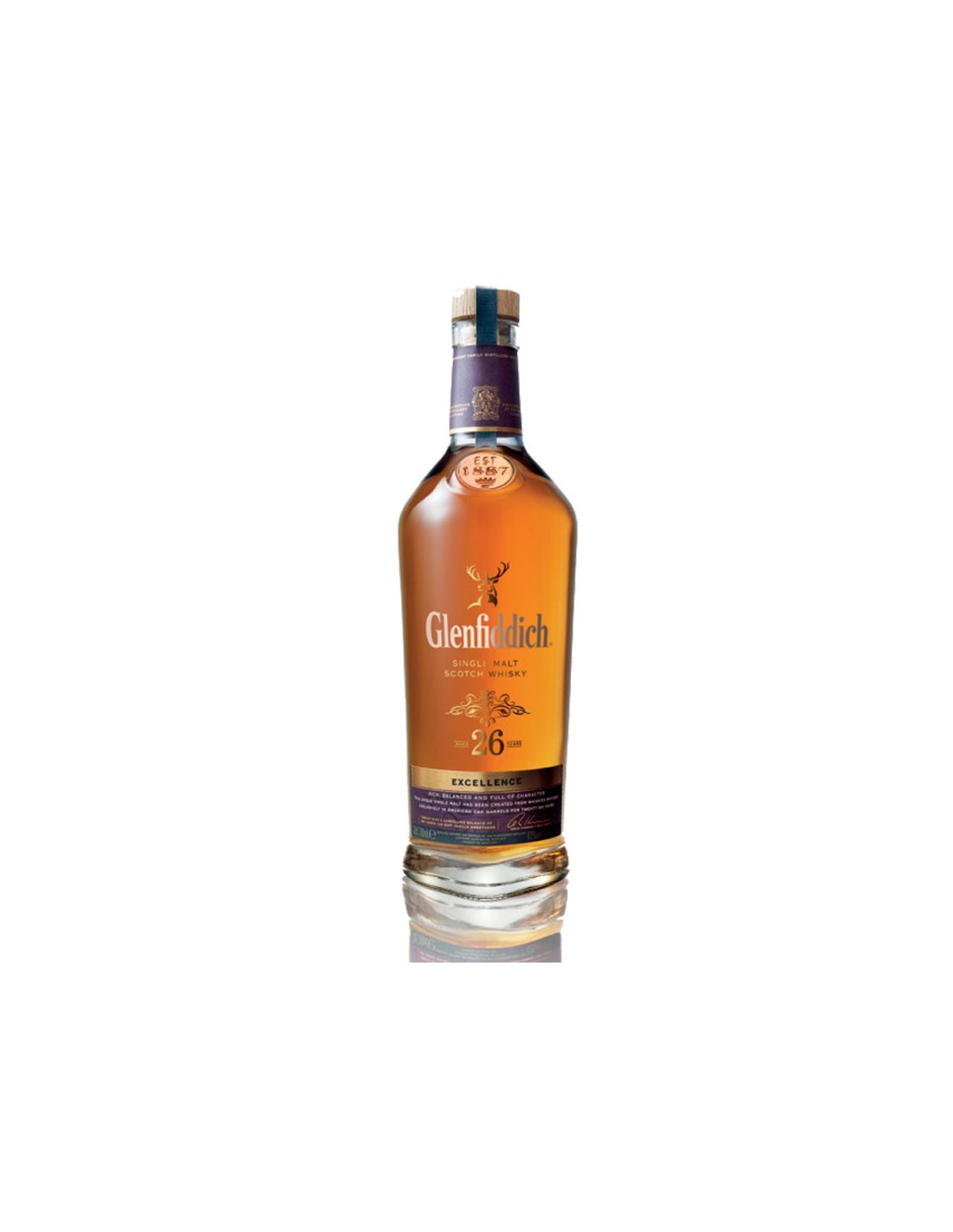 GLENFIDDICH WHISKY 26 ANS 40° 70 CL
