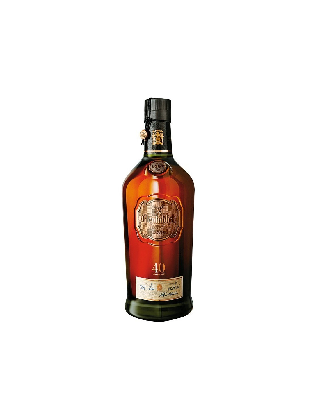 GLENFIDDICH WHISKY 40 ANS 70CL