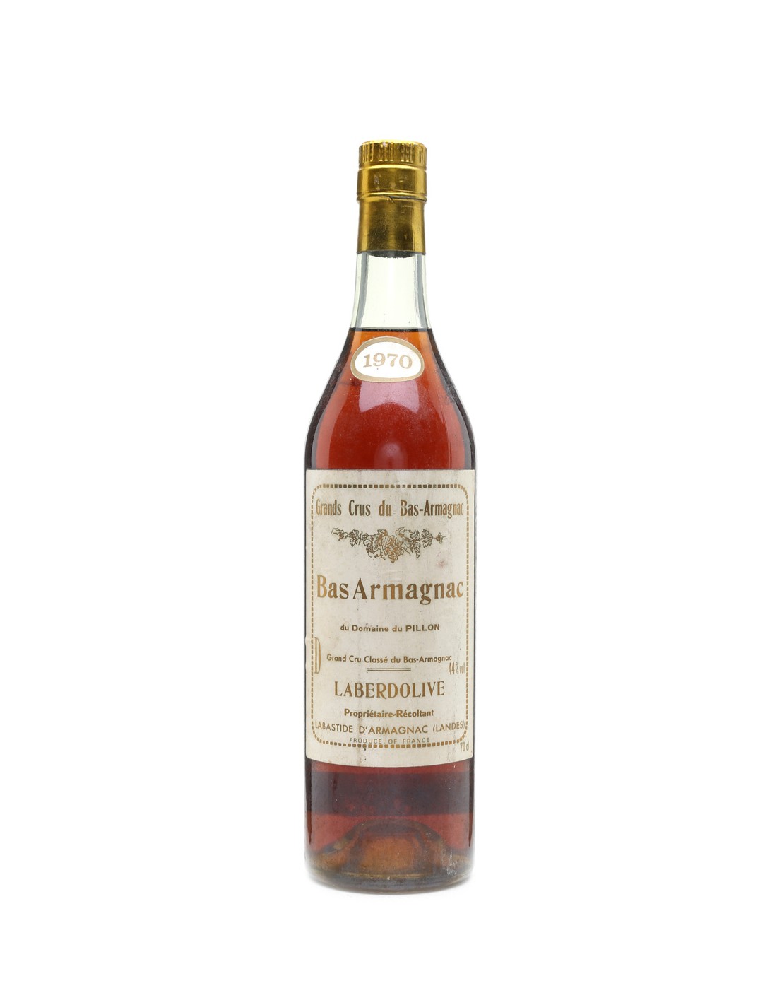 LABERDOLIVE ARMAGNAC 44° 70 CL 1970