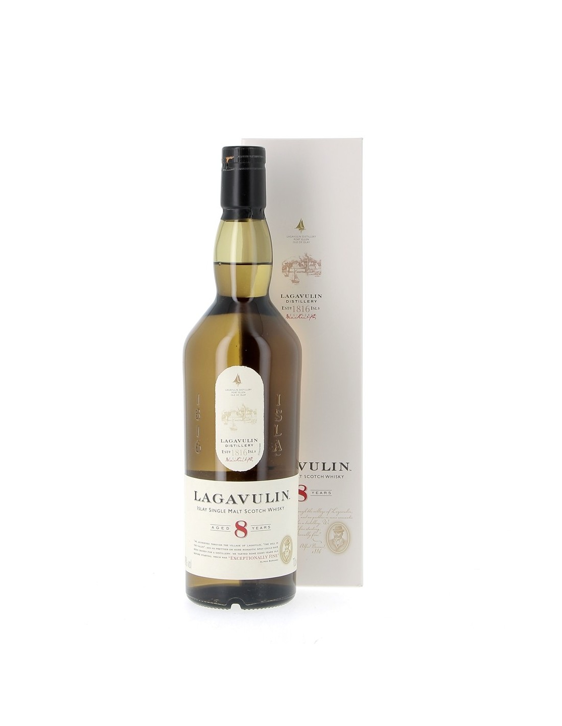 LAGAVULIN 8 ANS WHISKY 70 43° 70 CL