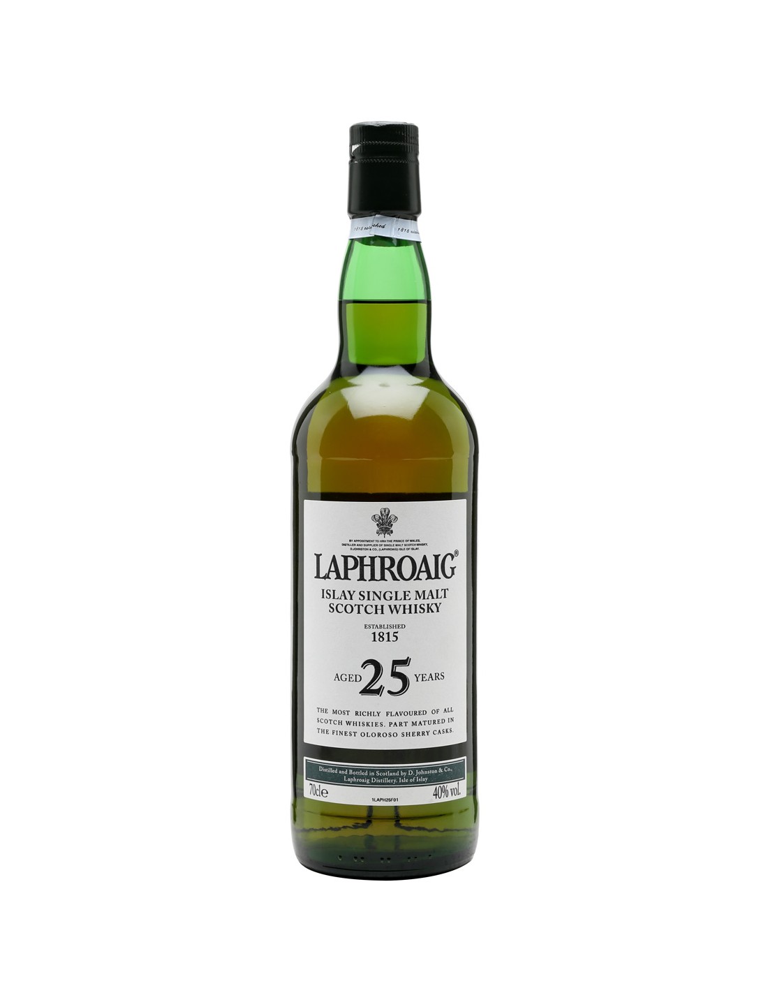 LAPHROAIG WHISKY 25 ANS 51.4° 70 CL