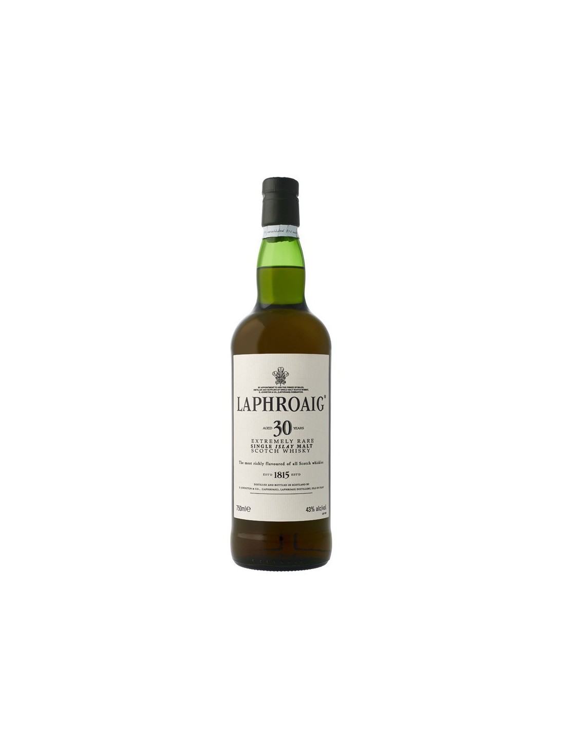 LAPHROAIG WHISKY 30 ANS 46.7° 70 CL