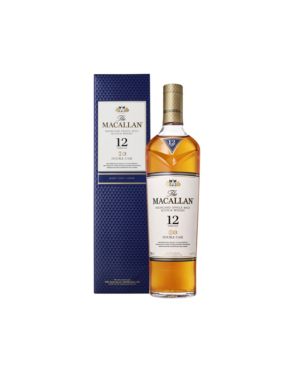MACALLAN 12 ANS TRIPLE CASK OAK WHISKY 40° 70 CL
