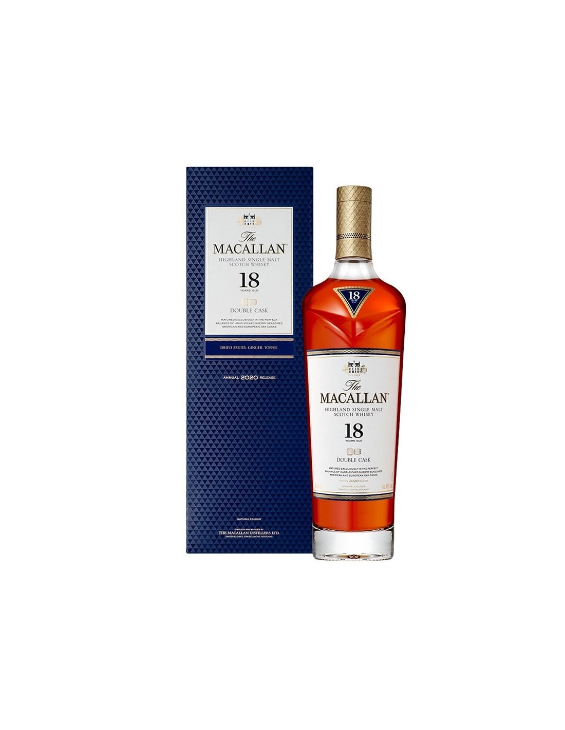 MACALLAN 18 ANS DOUBLE CASK 40° 70 CL