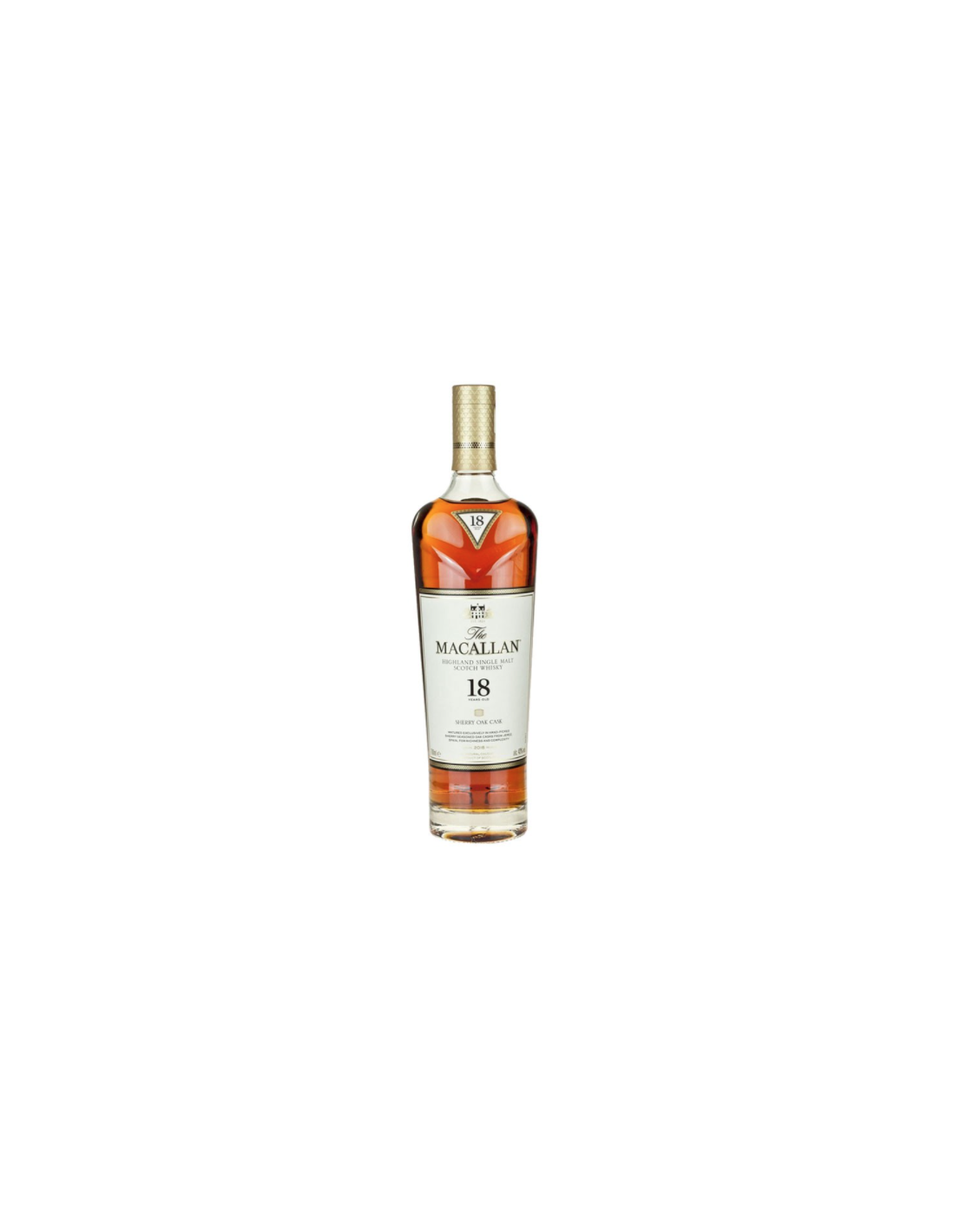 MACALLAN SHERRY OAK WHISKY18 ANS 43° 70 CL