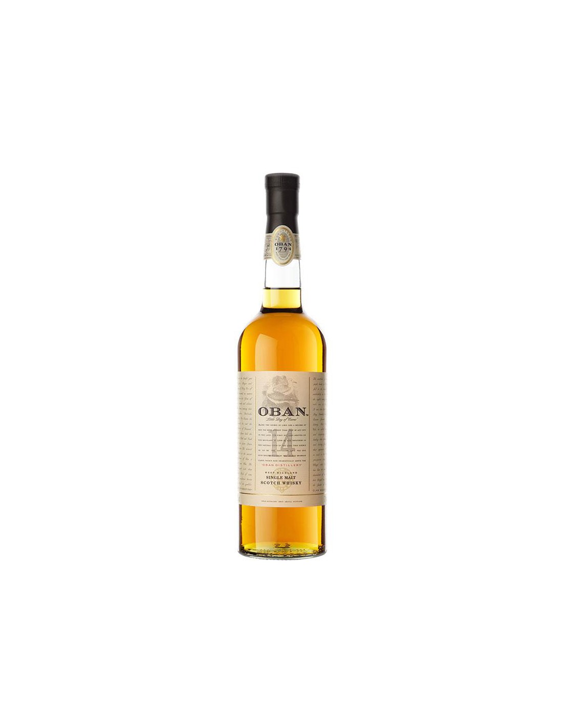 OBAN 14 ANS WHISKY 43° 70 CL