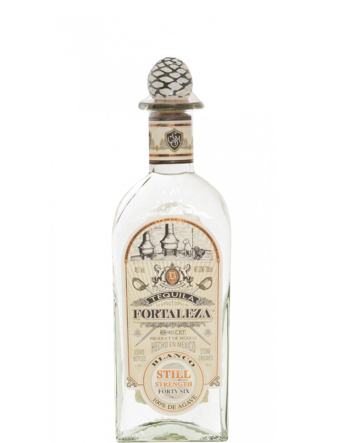TEQUILA FORTALEZA BLANCO 70CL