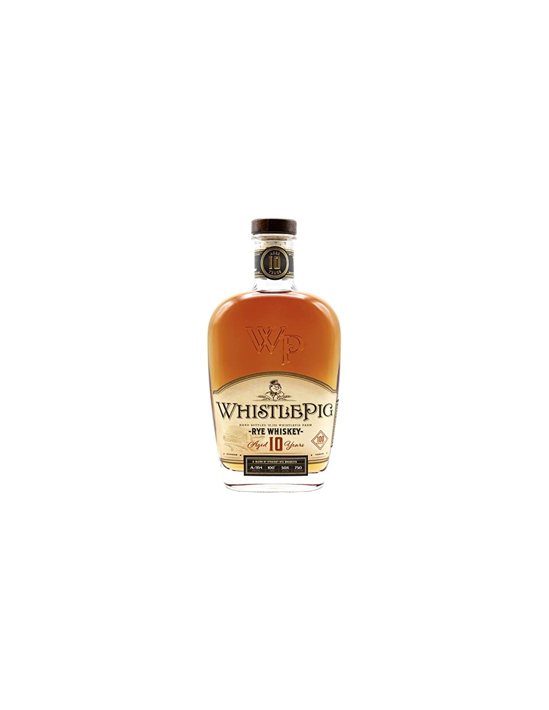 WHISTLEPIG RYE WHISKEY 10 YEARS 50° 70 CL