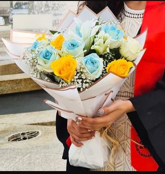 Blue Sky Fresh Flowers Bouquet