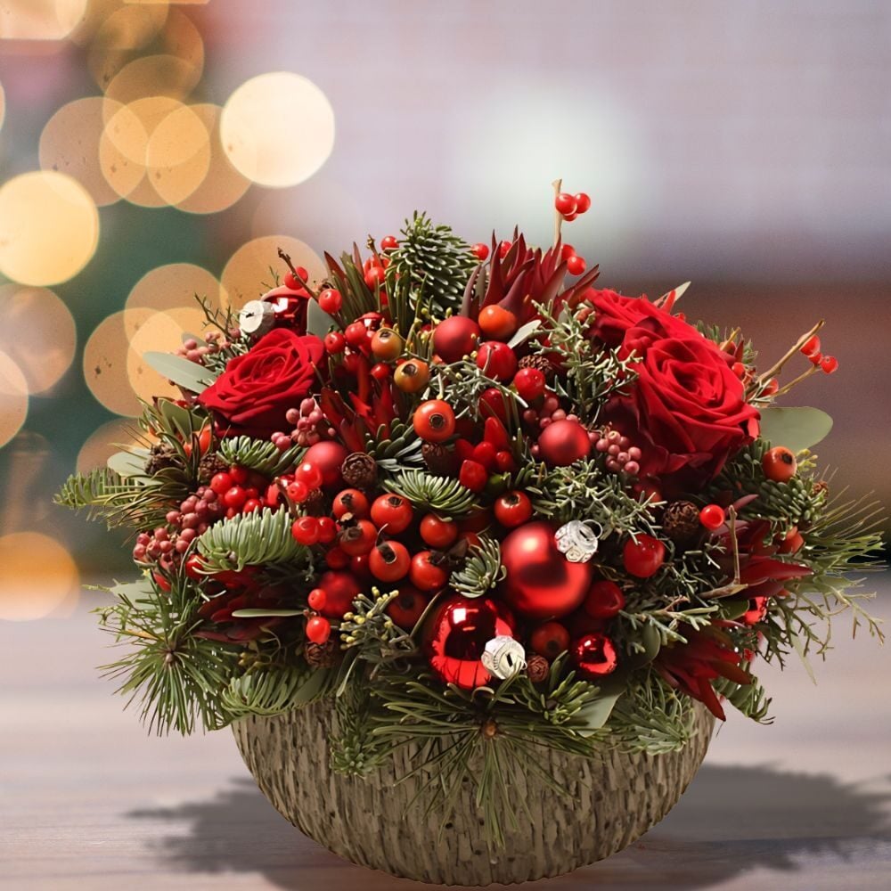 Christmas biedermeier surprisingly red (Small)