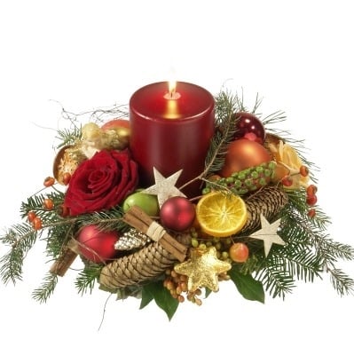 Christmas Centerpiece party on the table (Medium)