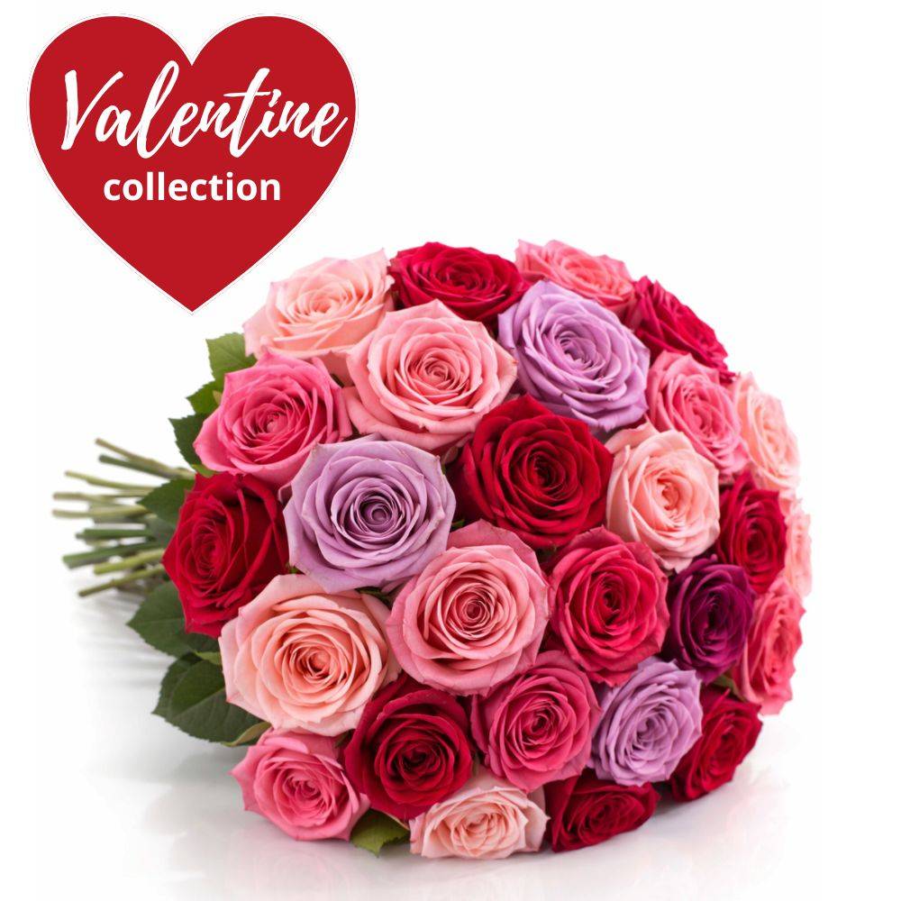 Valentine’s Day Rose Bouquet Rosé Passion