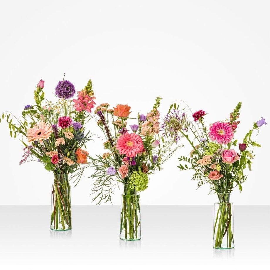 Bouquet Vase Surprise - Bold & Bright (Medium)