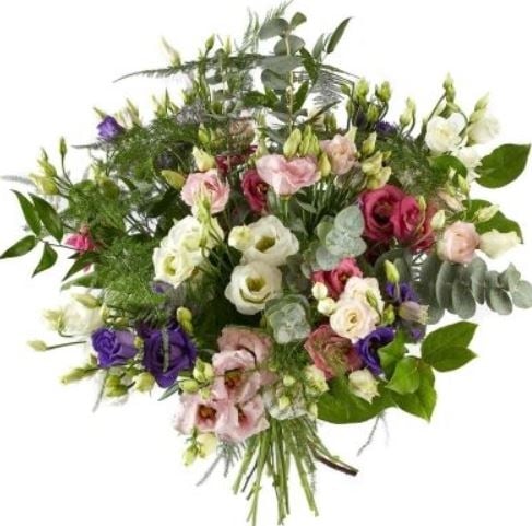 Bouquet mixed Eustoma flowers (Small)