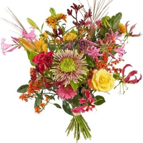 Luscious orange flowers (Small)