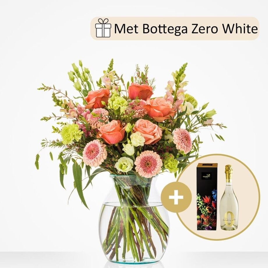 Bouquet Stylish + Bottega Zero White (Small)
