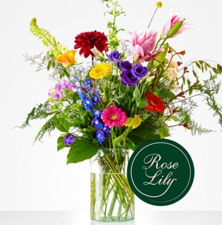 Bouquet Rose Lily Pick some Luck (smalll)