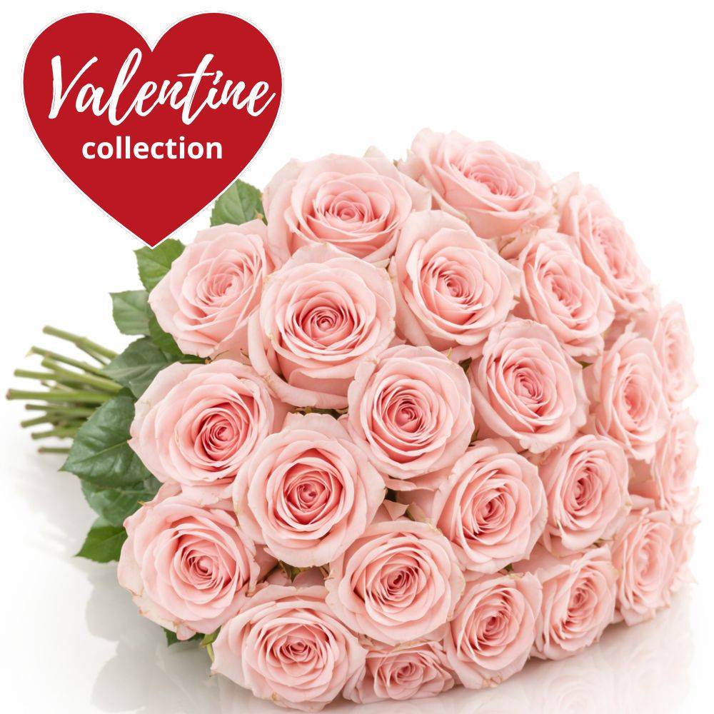 Valentine’s Day Pink Roses Bouquet