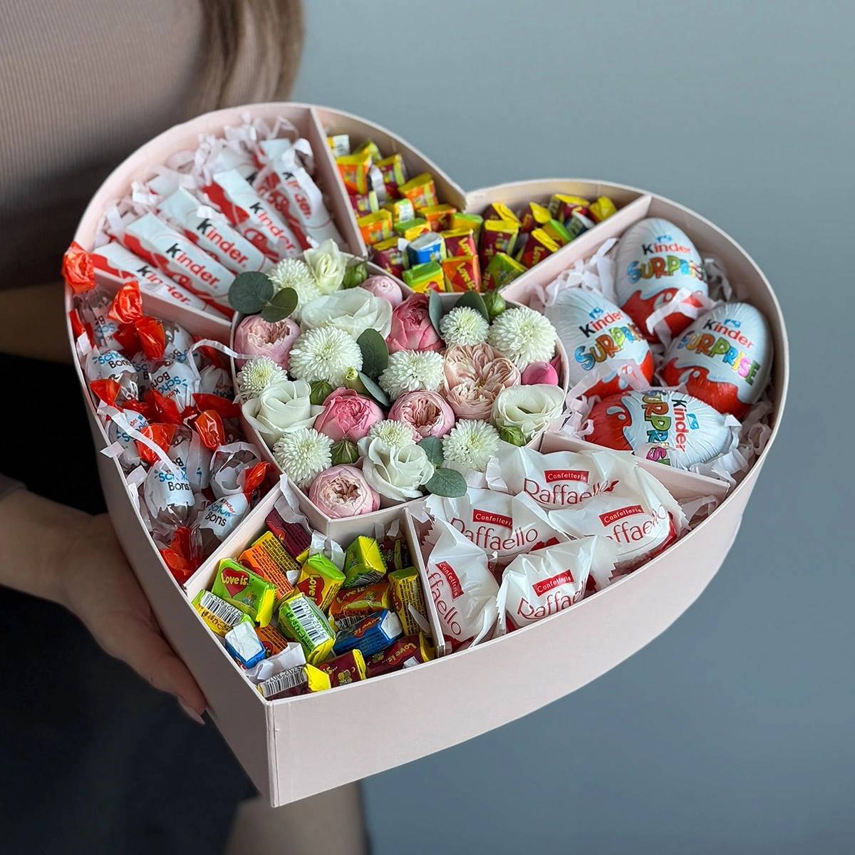 Heart Divider with Sweets