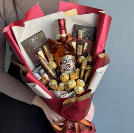 Bouquet with Chivas