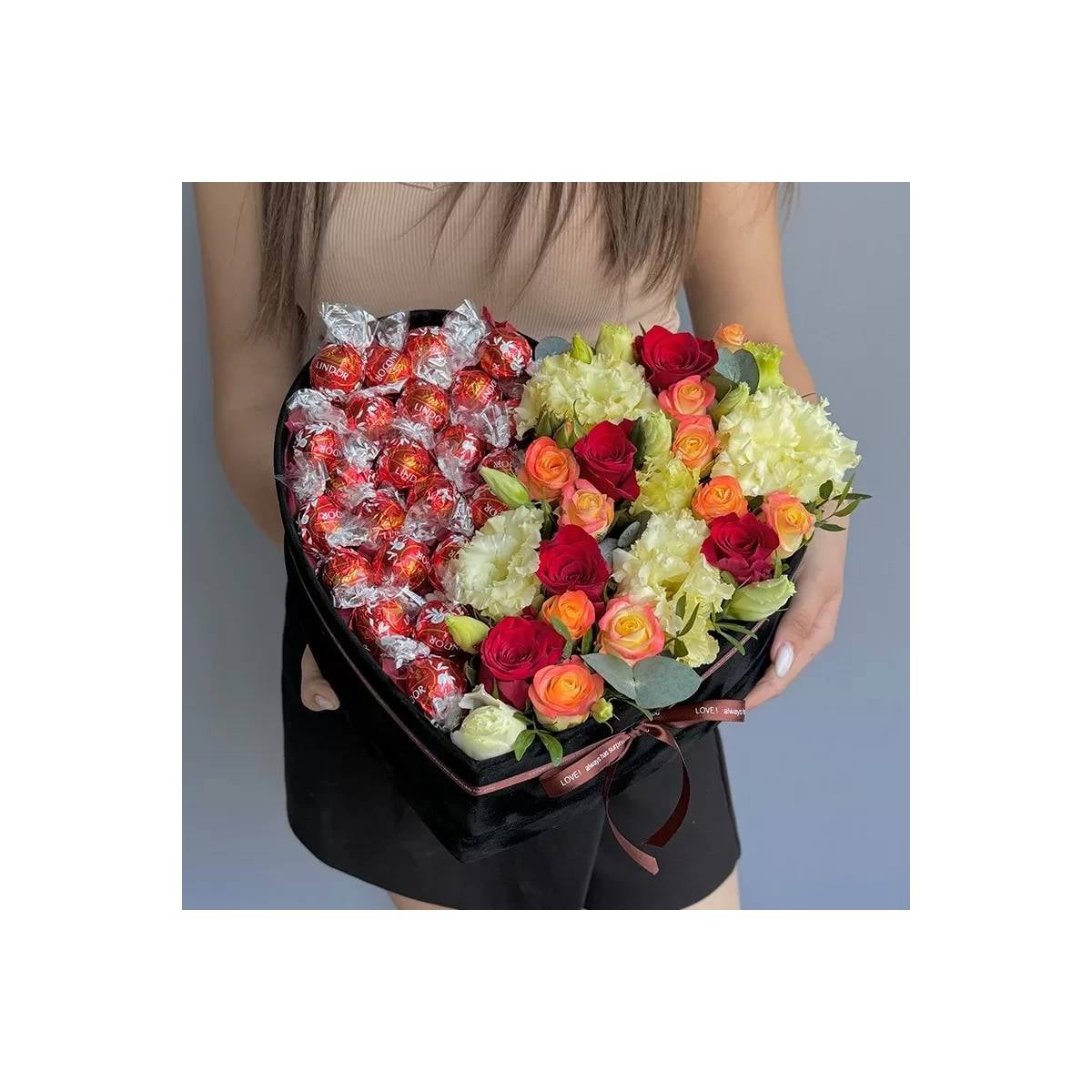 Heart with Flowers "Romantic and Sophisticated"