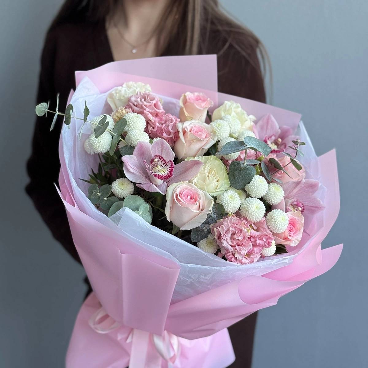 Bouquet "Pink Cotton"
