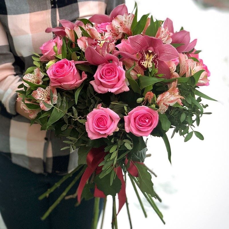 Bouquet "Pink lace"