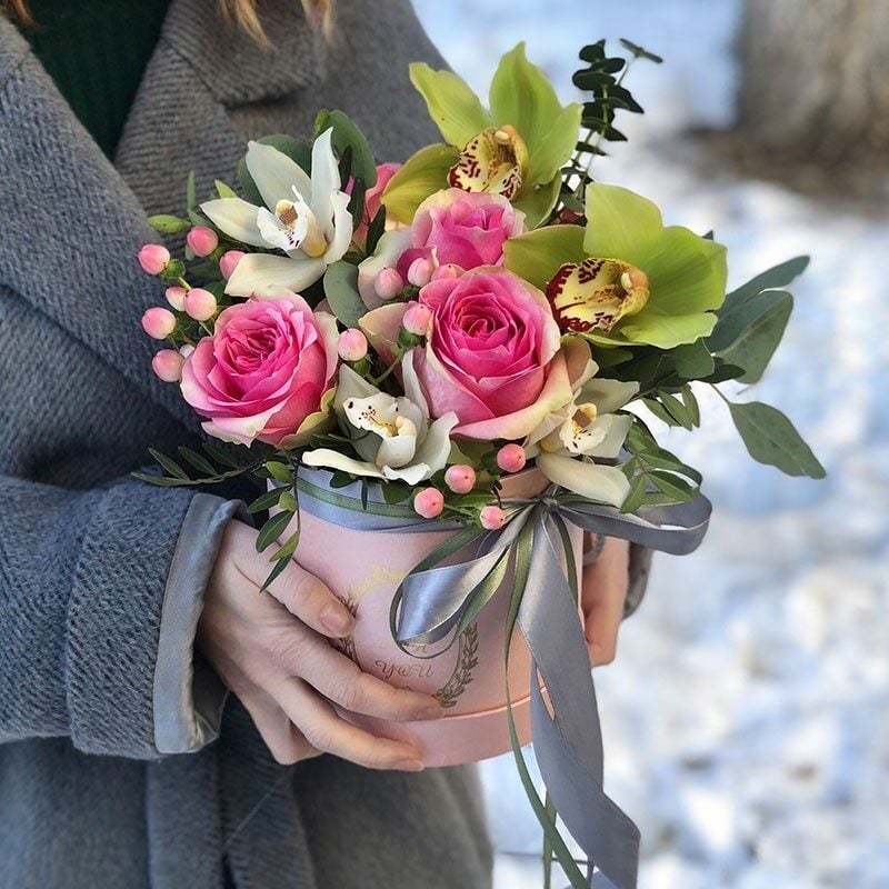 Flower Box "Pink Glasses"