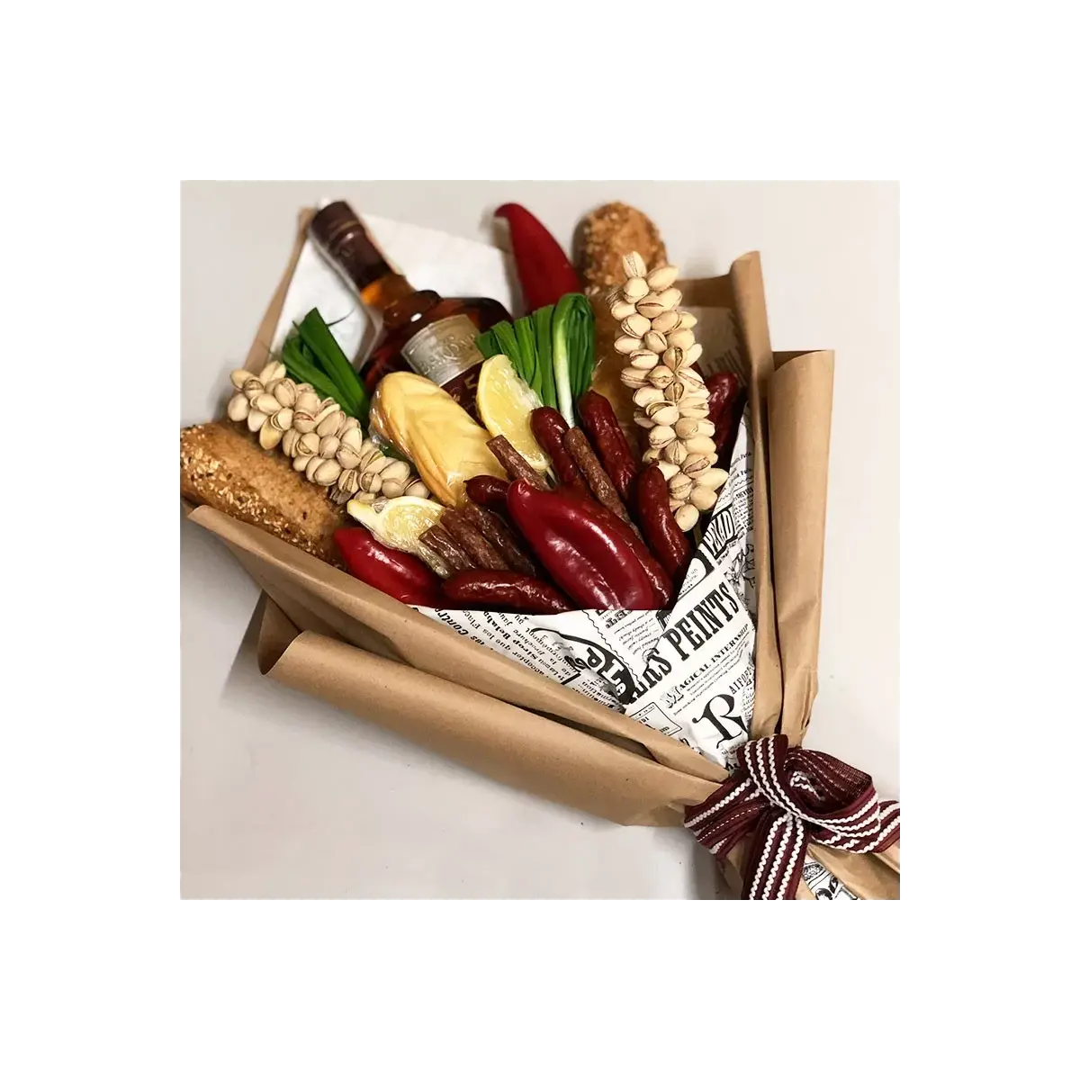 Bouquet for Men with Cognac