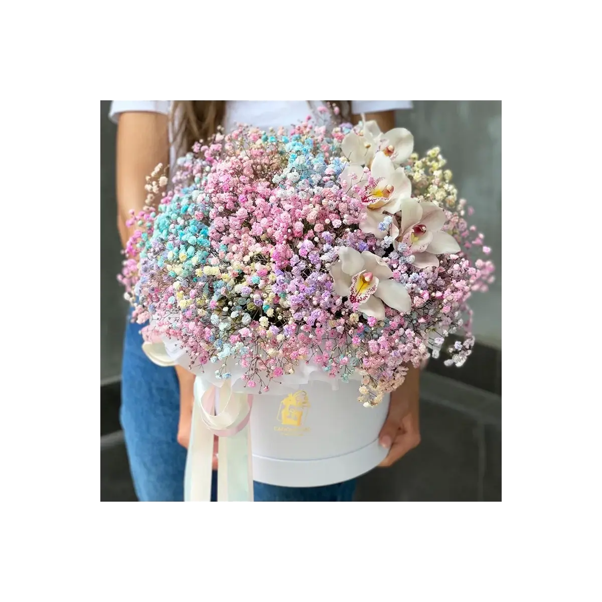 Box of Flowers "Somewhere over the Rainbow"