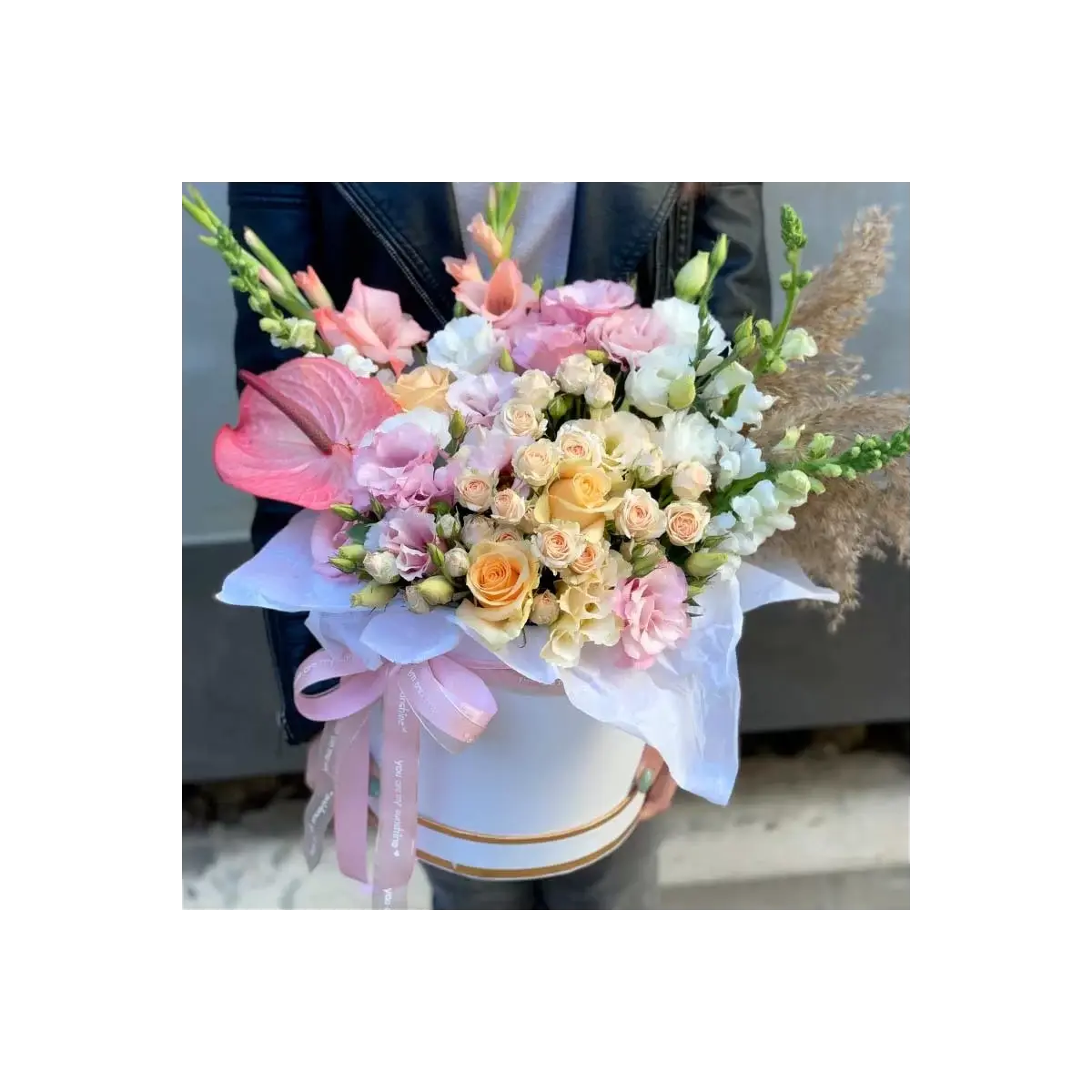 Flowers in a Box "Girl with Peaches"