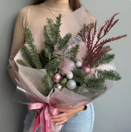 Bouquet "Pink Winter Touch"