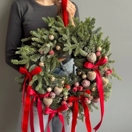 Spruce Wreath "Red Spirit"
