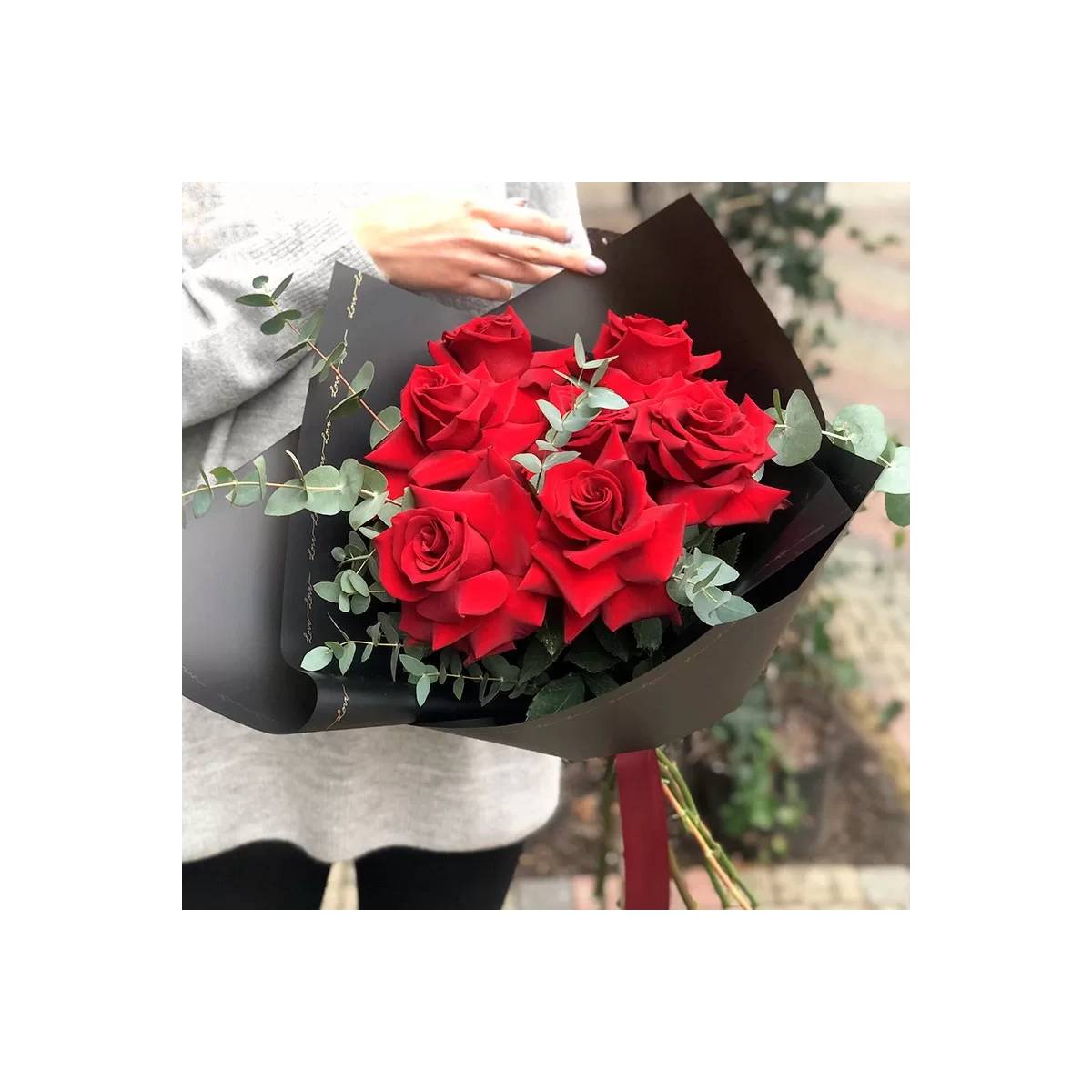 Unfolded Red Roses