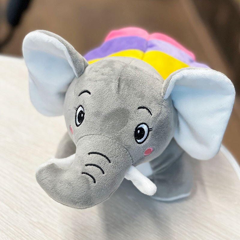 Plush Butterfly Elephant "Aliphant" Beige