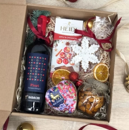 Gift Box "Fiori & Snowflake"