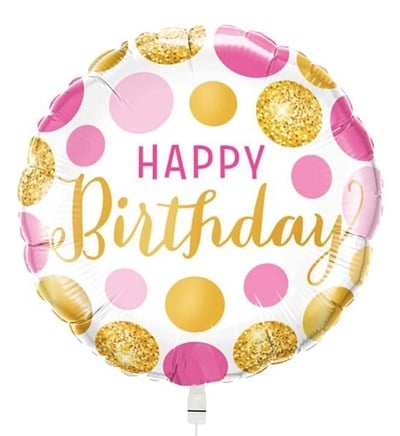 Balloon Birthday Glitter