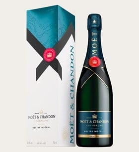 Moët & Chandon Nectar Champagne in luxury gift box