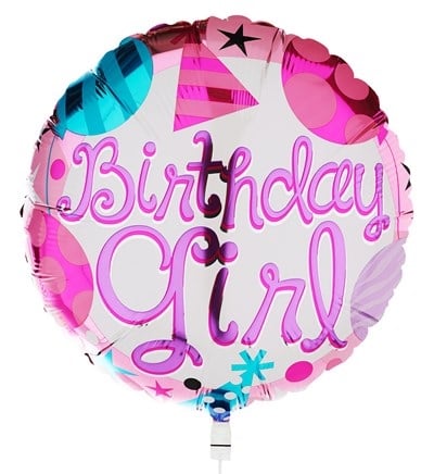 Balloon Birthday Girl