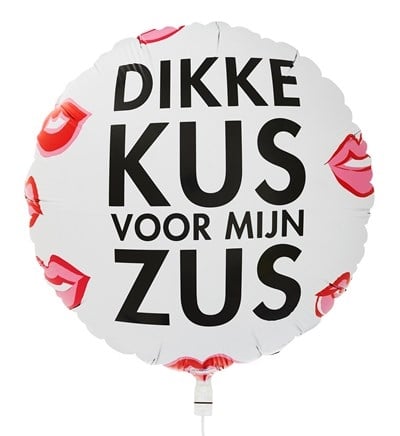 Balloon Big Kiss For My Sister