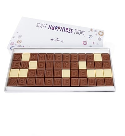 Chocolate Telegram Hugs And Big Kiss Through The Mailbox