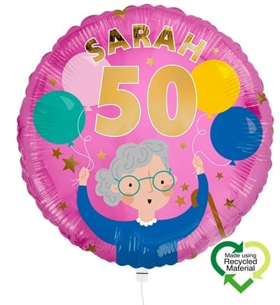 Balloon Birthday 50 Sarah Eco