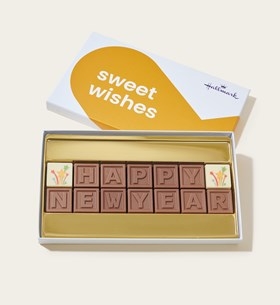 Chocolate telegram Happy New Year
