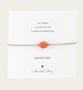 Motivational Carnelian Bracelet