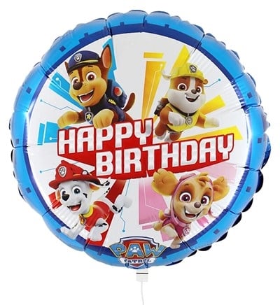 Balloon Paw Patrol Happy Birthday
