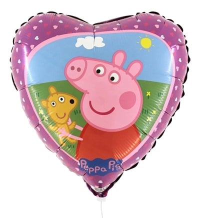 Balloon Peppa Pig & Teddy